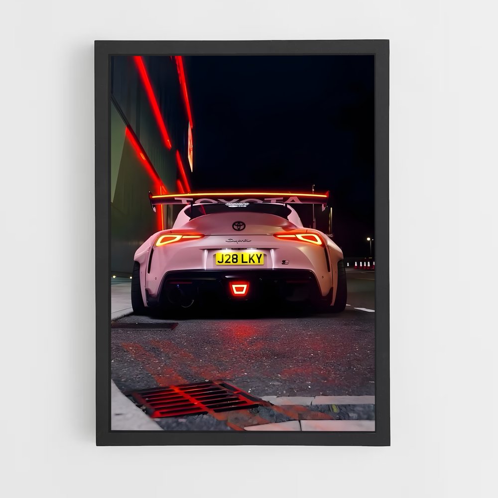 Poster A90 Night Drive – affiche Toyota (vue 2)